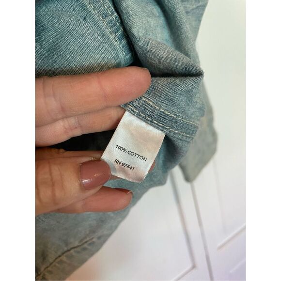 J. Jill light denim zip front jacket size xs - Picture 4 of 9